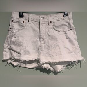 Abercrombie and Fitch Curve Love High Rise Mom Shorts